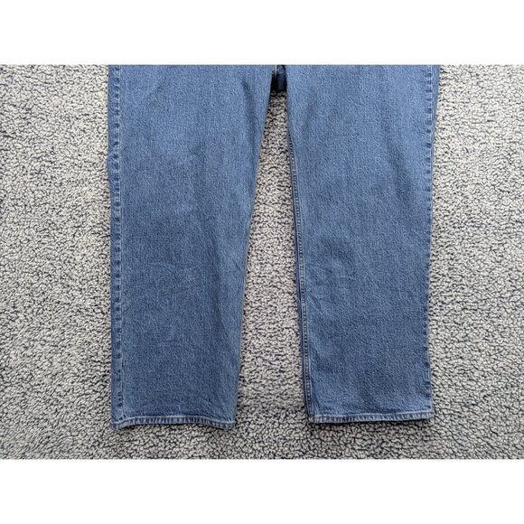Abercrombie & Fitch Baggy Low Rise Jeans Size 36 / 22 Curve Love Boho Denim Blue - Picture 5 of 12